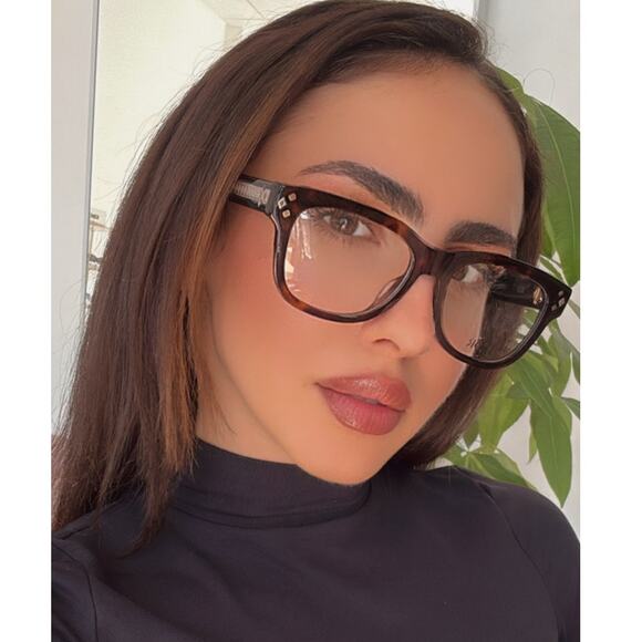 NEW Dior CD DiamondO S1I Eyeglasses Frames in Brown $640 - Picture 1 of 6